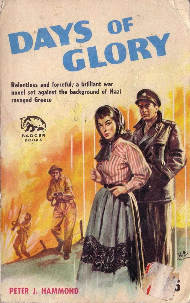 Glasby focussed more on the westerns and war stories, producing over 160 WW2 novels and an almost equal number of western adventures. He also write the short-lived range of spy and crime novels Badger introduced in 1966 as an attempt to cash in on the James Bond market.