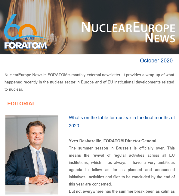 📌Check out the latest issue of #FORATOM's monthly newsletter #NuclearEuropeNews! 

Key topics: #nuclear, #HinkleyPointC, #IAEA, #NIA. 

🔍Find out more: mailchi.mp/foratom.org/nu…

📝Subscribe: foratom.org/media/nuclear-…