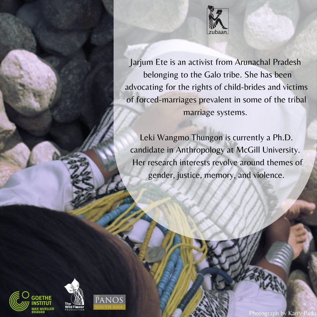 ZubaanBooks's tweet photo. Join us for the release of ‘I Am Property’, directed by Karry Padu (The Wild Flower Production).It will be followed by an engaging discussion on #polygyny & #impunity in the context of #customarylaws in #ArunachalPradesh. Use the link to register now!
https://t.co/wlE3R6gmZd https://t.co/mxUY0r7qrb