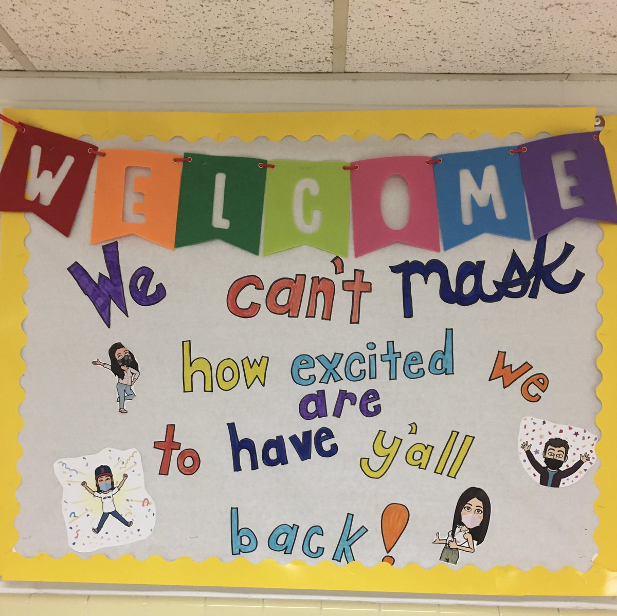 Stephanie Haus (@PWhiteOaksES) on Twitter photo 06/10/2020 13:08:24 💕 We are back together! What a great day!💕 💕 We are back together! What a great day!💕
