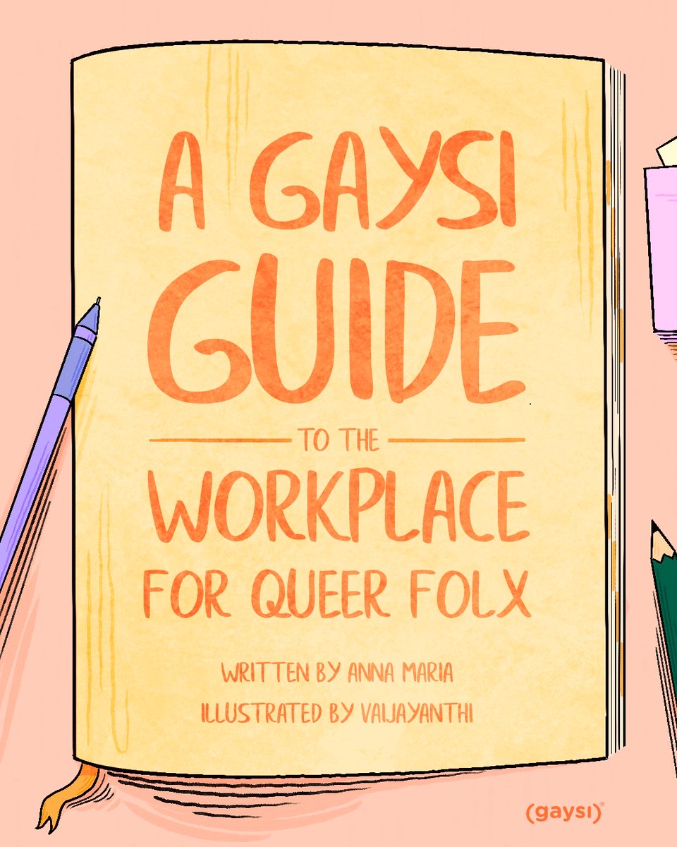 gaysifamily's tweet image. A Gaysi Guide To The Workplace For Queer Folx
bit.ly/3d1Zg8G #queerindia #lgbtqiaindia #gaysiguide #workplaceinclusion #equalrightsforall