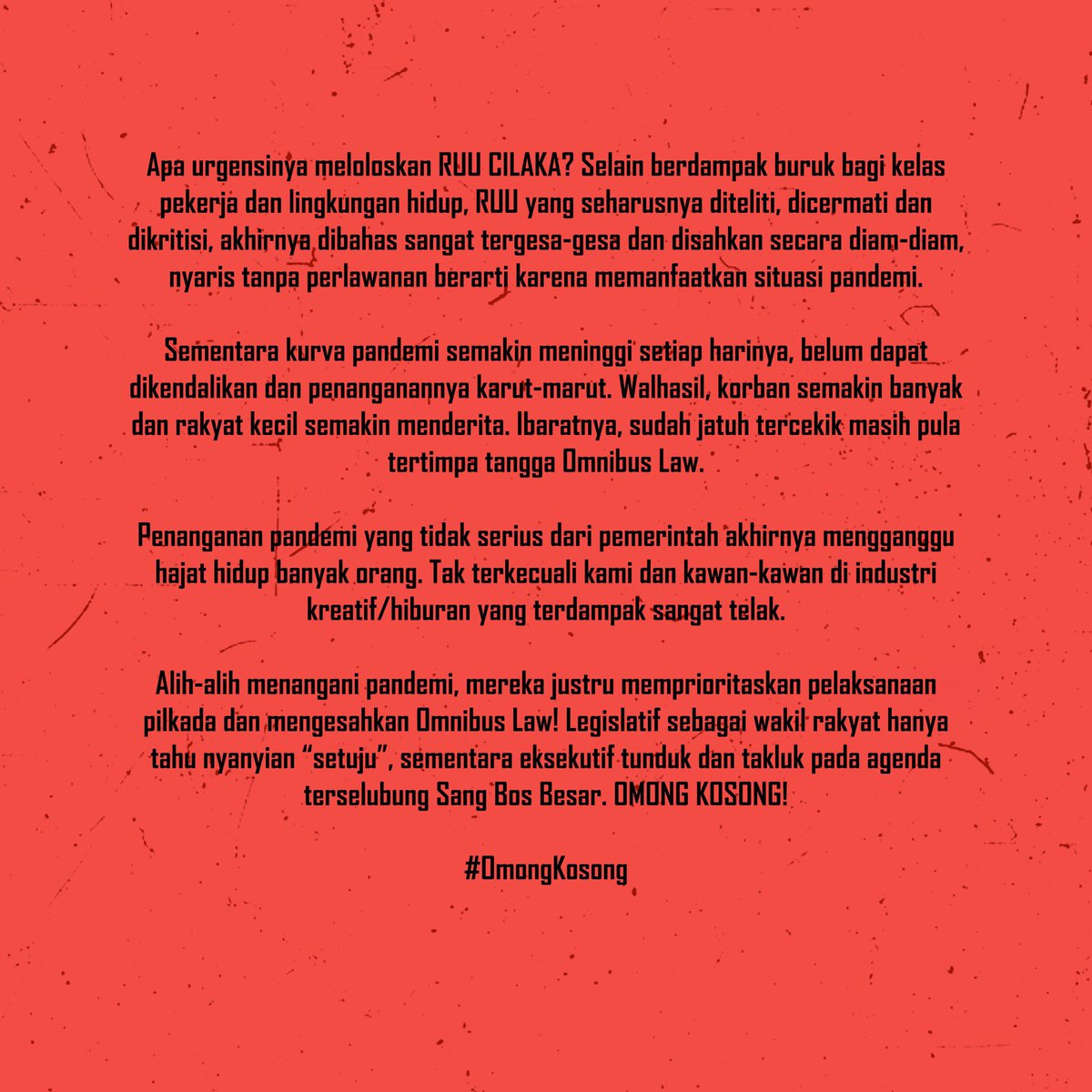 Seringai's tweet photo. #OmongKosong https://t.co/jBERzlxjxE