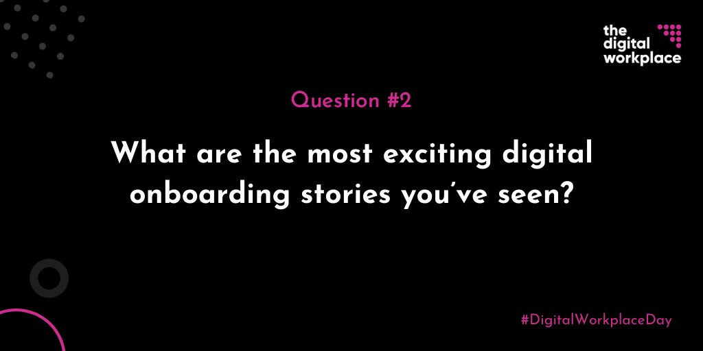 thedigitalwp's tweet photo. Q2 : What are the most exciting digital onboarding stories you’ve seen? #DigitalWorkplaceDay  #Digitalworkplace #Kissflow @kylegordon42 @tmik @nabomita_smiles @trishthetree_ @venasolutions https://t.co/SZDjEmXzUK