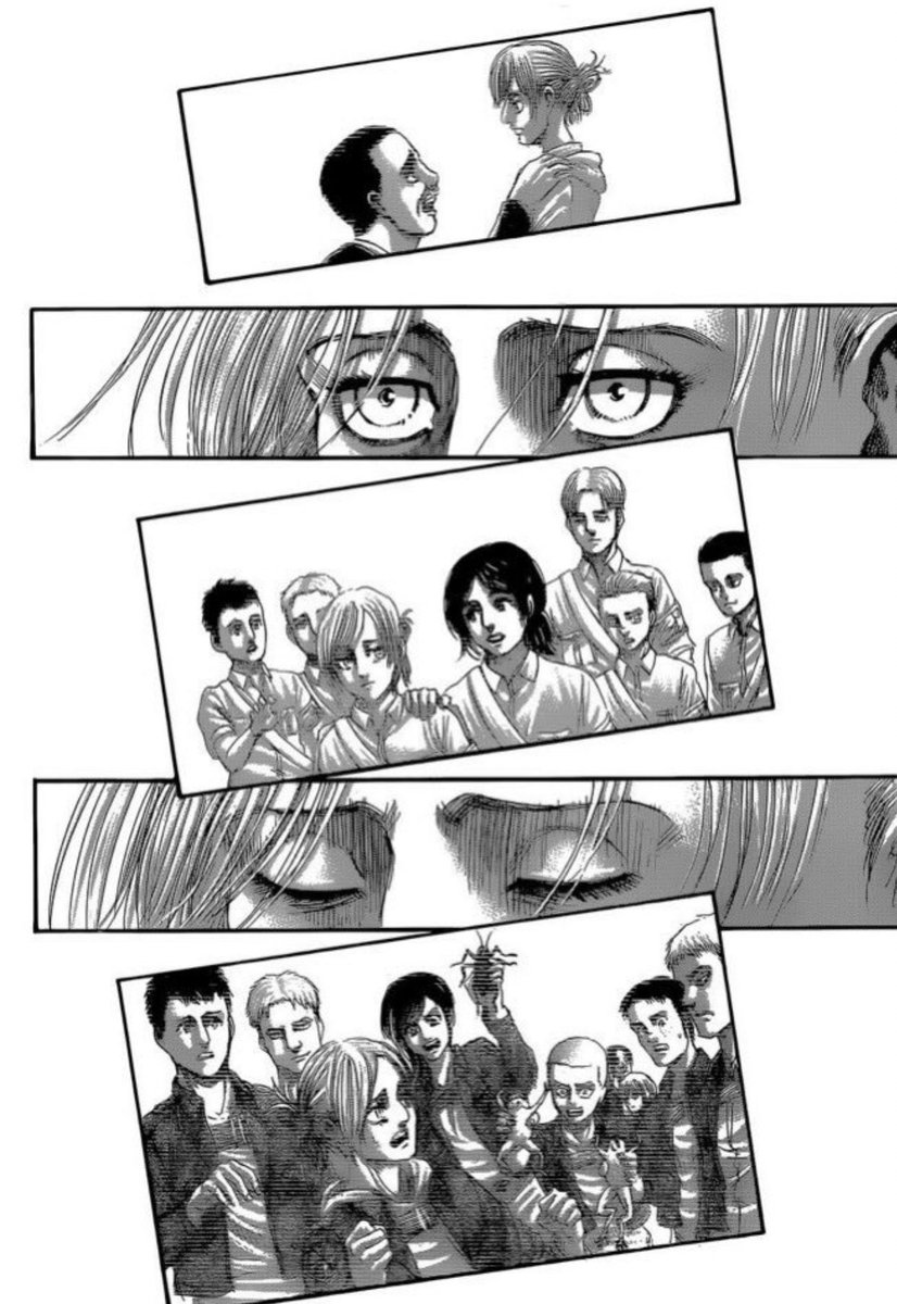 Snk 133 SPOILERS
#aot133spoilers

?⚠️?⚠️?⚠️

Literally from here on out EVERY chapter has AruAni content

Can't wait to see it all animated
Truly the superior ship of the series by a long shot 