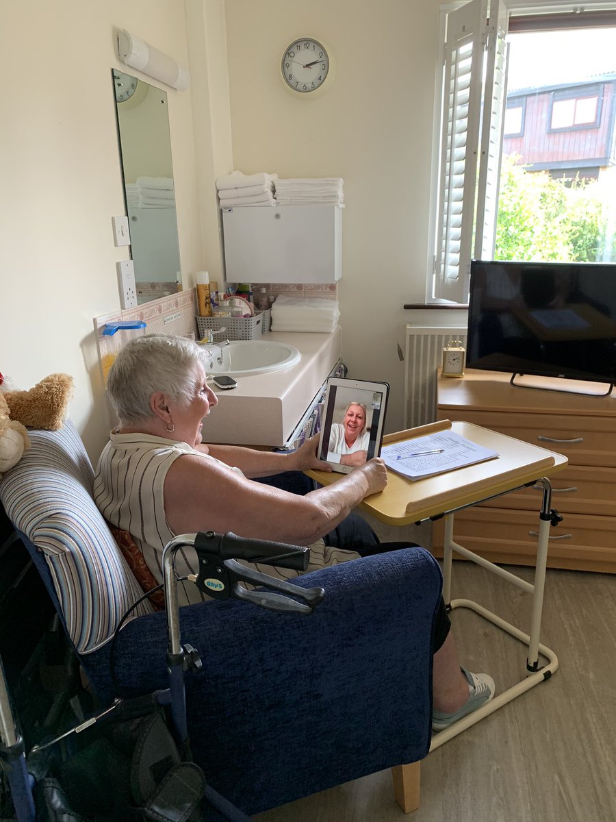 Using Skype to keep connected with families during difficult times #LCCCaredeliveryservice #digitaltechnology #keepingconnected