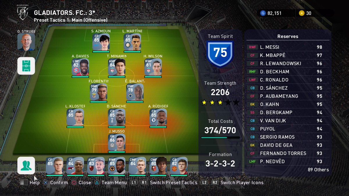 PESEP14's tweet photo. GLADIATORS FC.
#myClub #PES2021 https://t.co/GFEc6caWRo