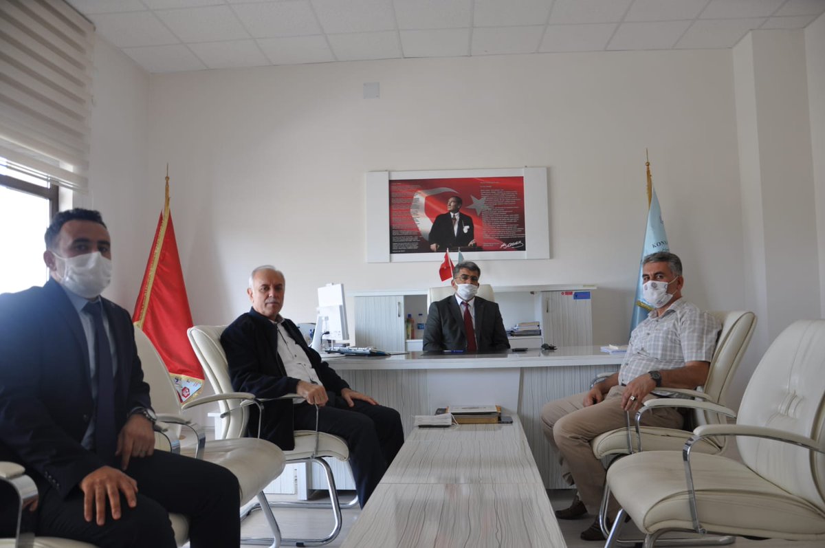 EğitimBirSen Konya Başkanımız Sayın Nazif Karlıer,Başkan Yardımcısı Harun Koçaker Sayın Kaymakamimiz Mehmet Faruk Saygın ve İlçe Milli Eğitim Müdürümüz Sayin Sultan Ahmet Kaymak ı ziyaret ettilerZiyaretten dolayı Sayın Kaymak EğitimBirSen  Başkanımıza teşekkür etti.<a href="/NazifKarlier/">NazifKarlier</a>