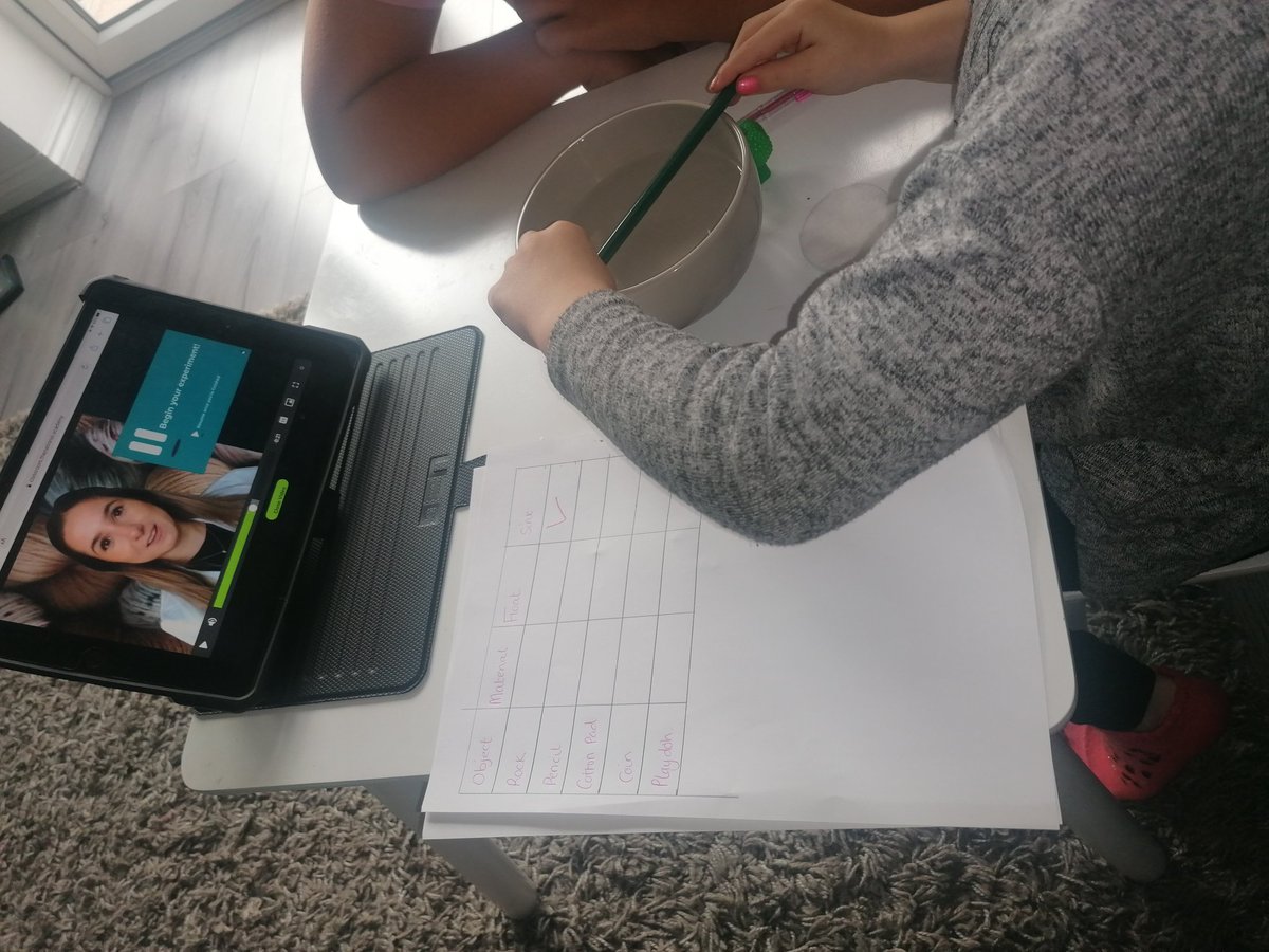 MccarronColleen's tweet photo. Day 2 of home learning... Today we did maths, English and science, we learnt about different objects which float and sink... Lots of fun had doing a science experiment @SoulsSchool https://t.co/l1MIaHAbMR