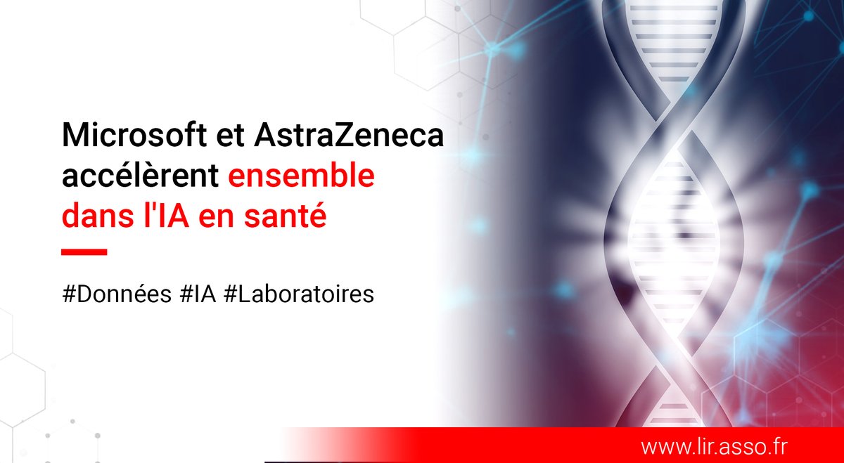 Comment <a href="/Microsoft/">Microsoft</a> et <a href="/AstraZeneca/">AstraZeneca</a> accélèrent ensemble dans l'IA en santé
#Données #IA #Laboratoires <a href="/microsoftfrance/">Microsoft France</a> @AstraZenecaFR

swll.to/rq907