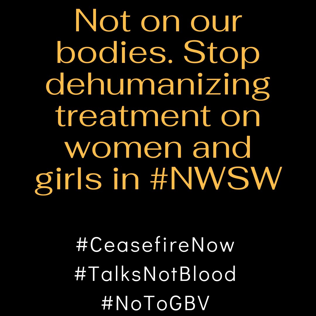 #WomenPeacebuilders are agreed that Women's bodies are not and should not be the battleground. They should not be weapons of a war that is not theirs. Raise your voices against the war on women's bodies in #NWSW #Cameroon <a href="/WIIS_Global/">Women In International Security</a> <a href="/LSE_WPS/">LSE WPS</a> <a href="/FemWiseAfrica/">FemWise-Africa</a> <a href="/MBBIntl/">Mediators Beyond Borders International</a> @AU_WGDD