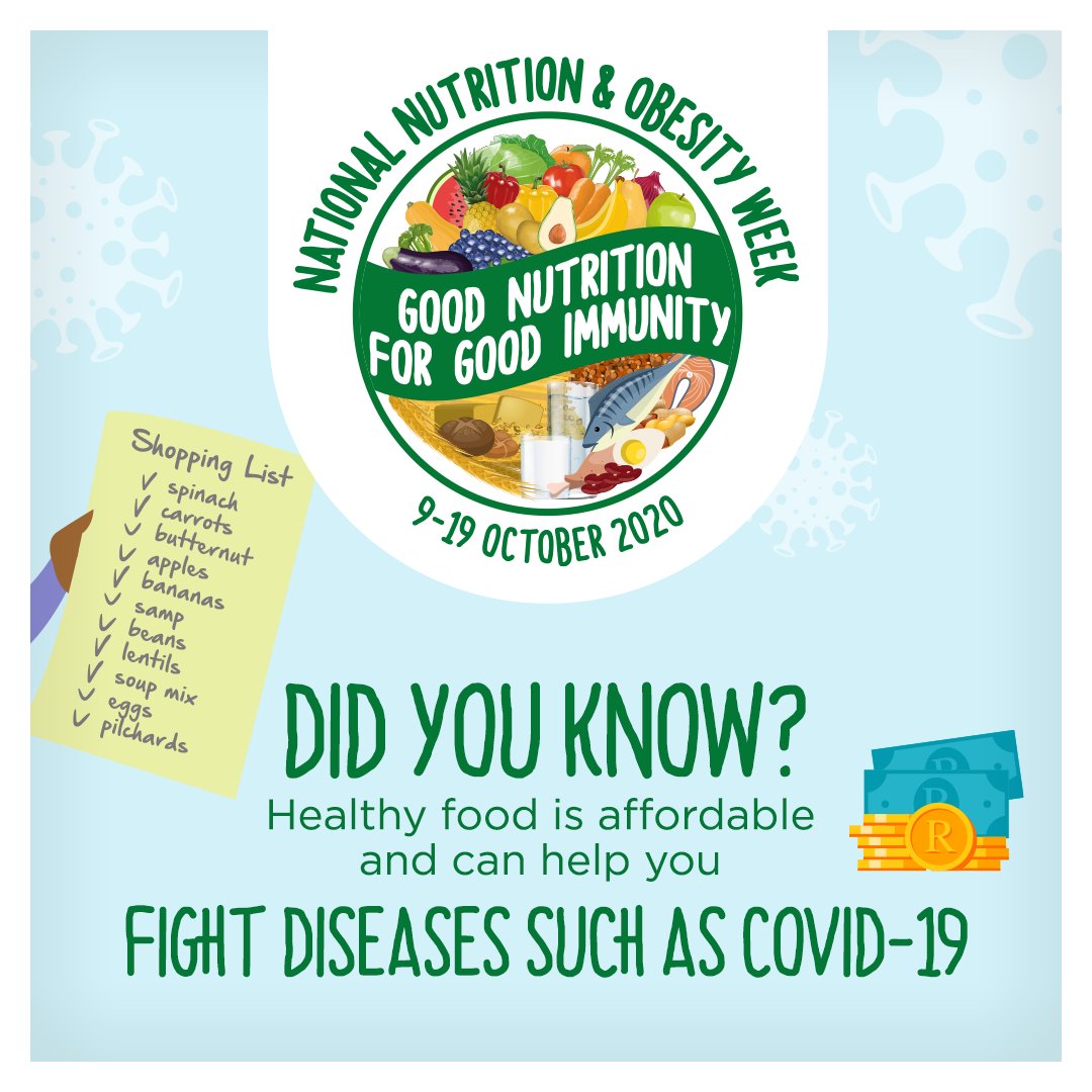 SAHeartStroke's tweet photo. Healthy food doesn’t have to be
expensive. There are many foods, such as spinach, bananas, eggs, bean and lentils. Want to learn more about affordable foods? https://t.co/h4UTuz20zd
#NNOW2020
#Nutrition4Immunity #GoodFood
#GoodImmunity
#GoodFoodGoodImmunity
#FoodandImmunity https://t.co/oxbnDtt4Ps
