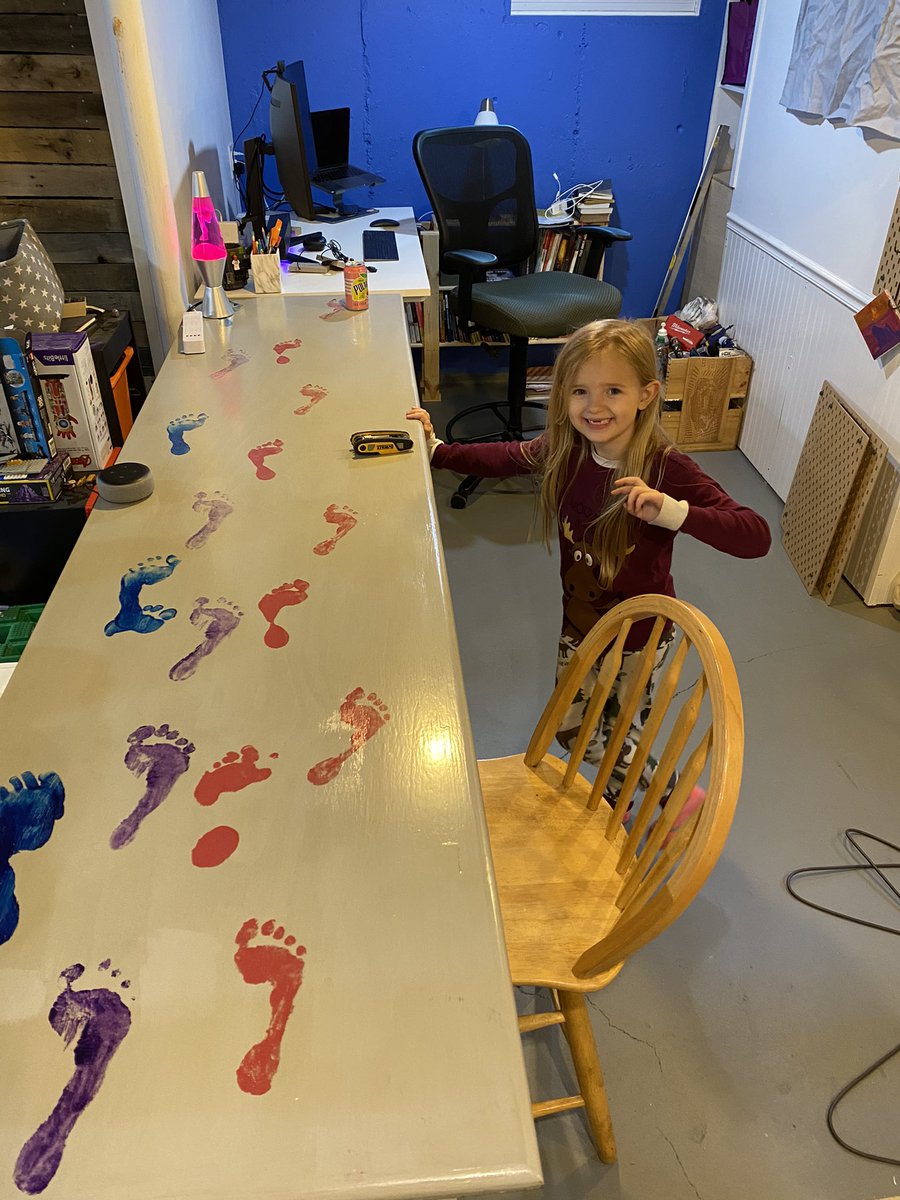 DavidLozzi's tweet photo. Rate my setup 😁 

Created a co-op workspace complete with unlimited coffee ☕️ 

moved into the basement to help the kids, now remote schooling along side remote working #WorkBar #WeWork #LozziWorks https://t.co/1Sm1rVXw4X