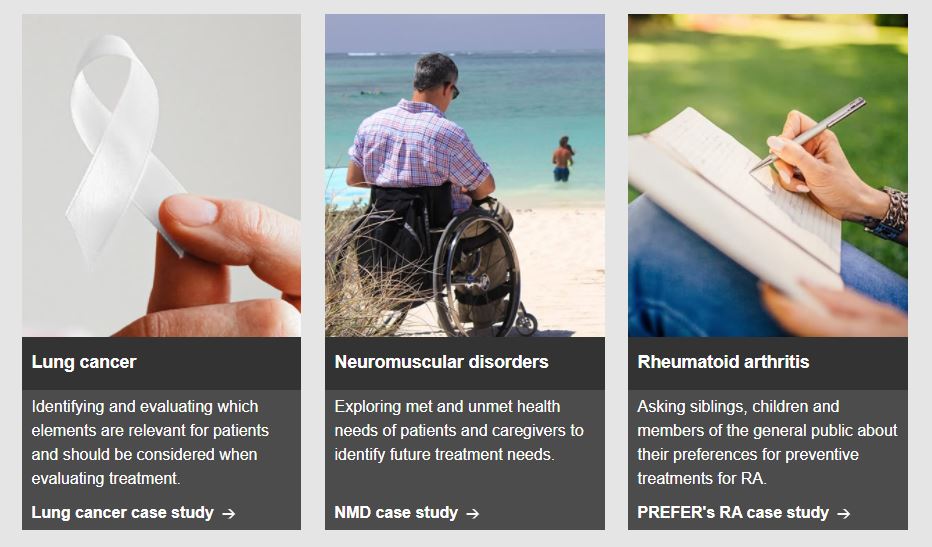 IMI_PREFER's tweet photo. Our core case studies focus on #RheumatoidArthritis, #LungCancer & #NeuromuscularDisorders! Find out all about them here: https://t.co/fjfL8yVWiA #PREFERCaseStudy #PREFERvirtual2020 #RA #NMD https://t.co/0h30V3Sxx3