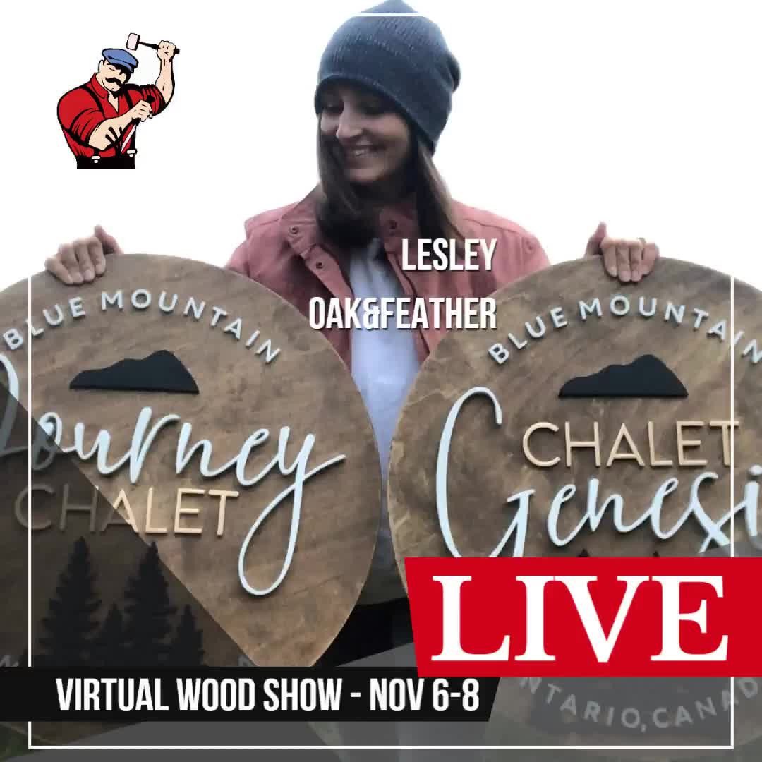 #ScrollSaw #Workshop 11:30 daily Nov 6-8 - #VirtualWoodShow. Get Your FREE ticket now link in bio. #Oak&amp;Feather #Woodworking #woodshows #woodworkingshow #scrollsawtips