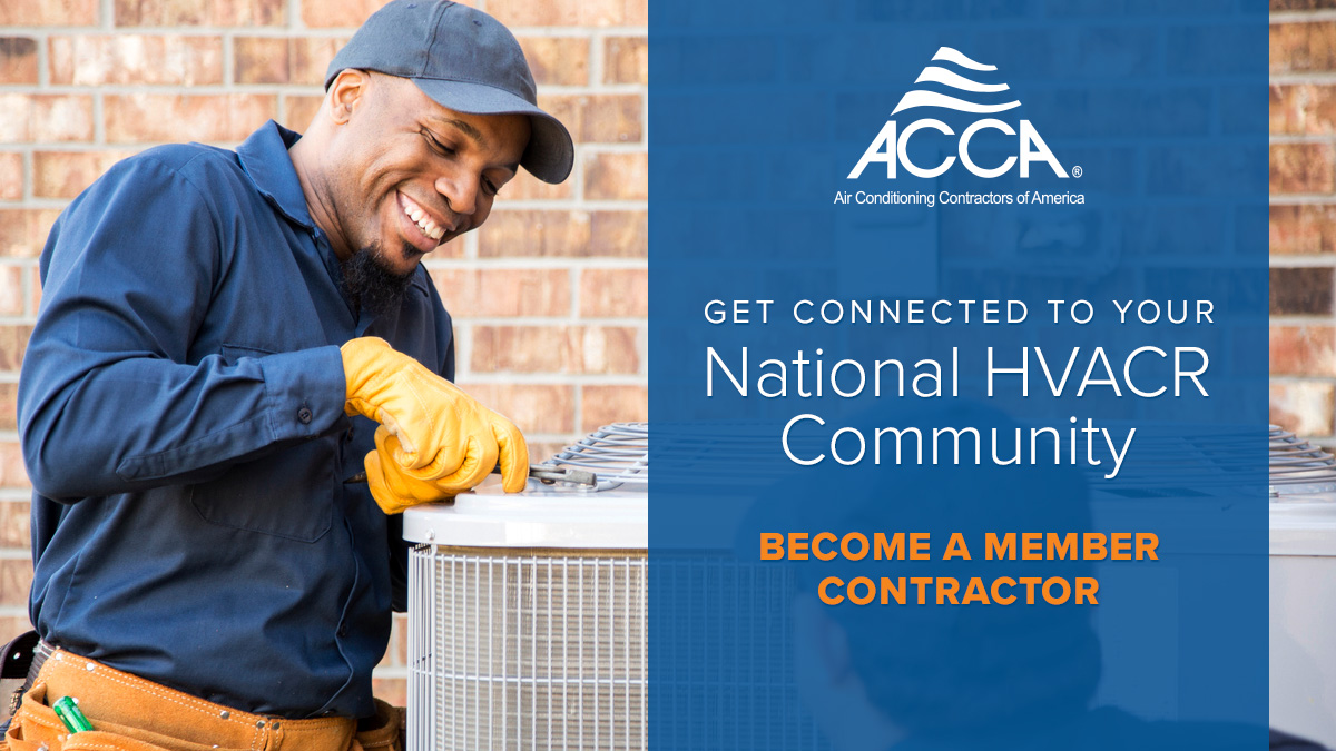 accausa's tweet image. Learn more about the many reasons why should you should become an ACCA member. #Contractors #ContractorBenefits #HVAC #HVACR ecs.page.link/wuxBq