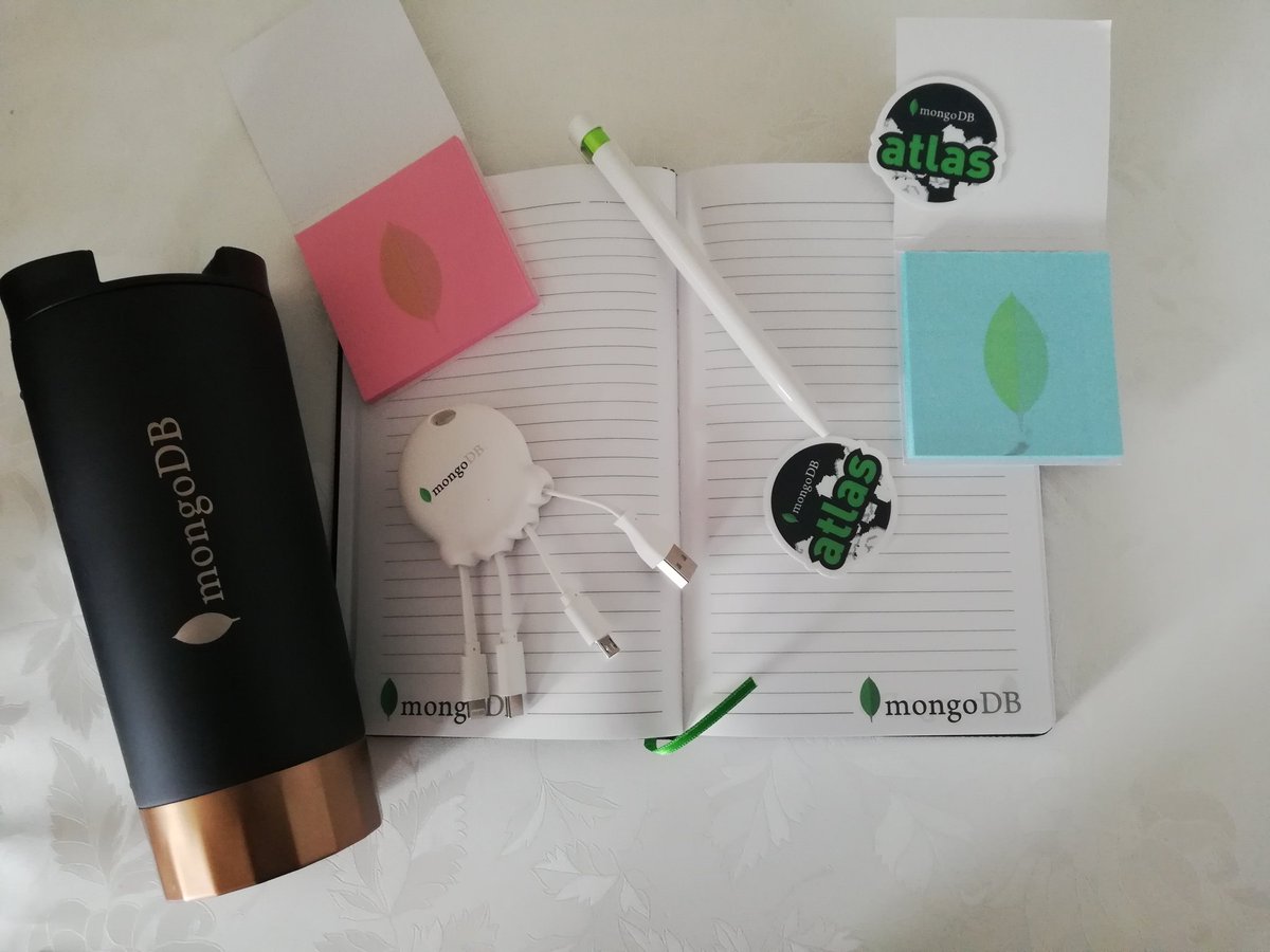 the_basalt79's tweet photo. Surprise Package from @MongoDB just arrived.. 
Thx a lot! #oktoberhack https://t.co/YZd01ghDUF