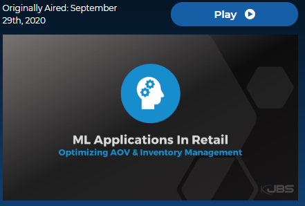 jbsSoftware's tweet photo. See how we are helping #retailers drive average order value (#AOV), optimize inventory management and reduce fraud and waste with #MachineLearning and #AWS in our on-demand video. #Retail 
https://t.co/YFr9YNV0bu https://t.co/gkKWQPWRma