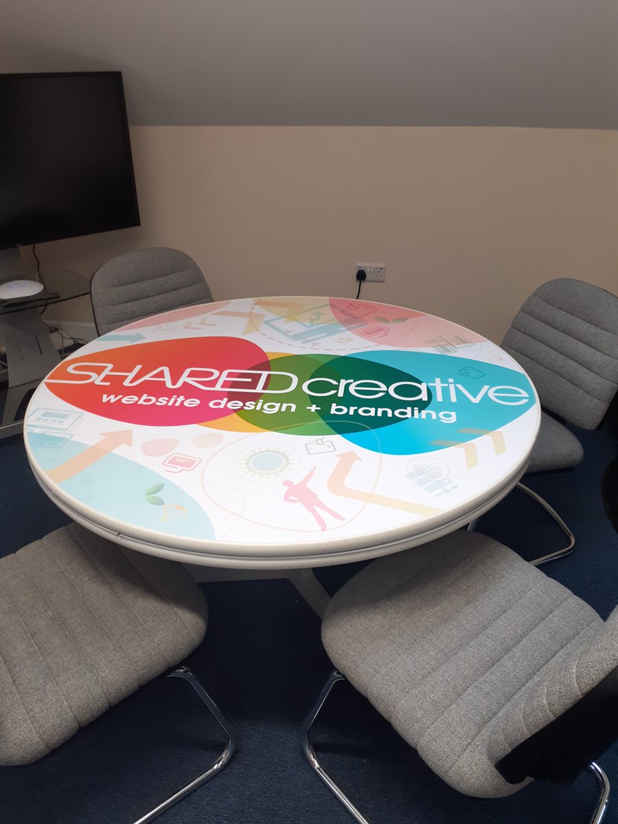 New outdoor signs and a little meeting table revamp with some of our branding at our New office, thank you Phil @valesignsaylesbury for a great job on the print and installation.