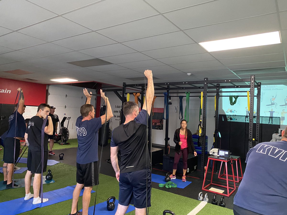 <a href="/KVFire/">KVFire</a> would like to thank afterburn performance <a href="/Rothesay_NB/">Rothesay</a> for helping our members prevent injuries and #stayfit <a href="/iaff3591/">iaff3591</a> <a href="/Quispamsis/">Town of Quispamsis</a>