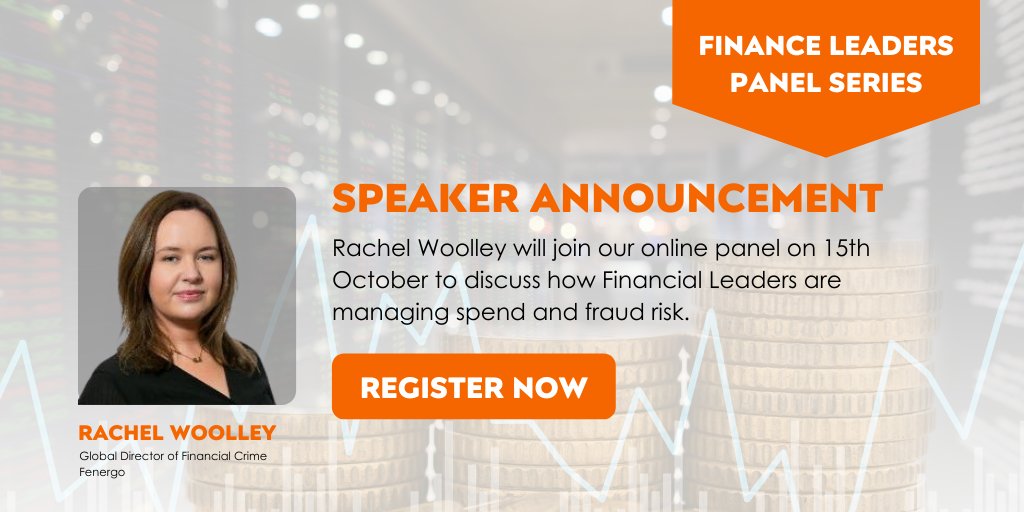 GlantusPlc's tweet photo. Rachel Woolley, Global Director of Financial Crime at @Fenergo will join the Finance Leaders Panel on 15th October to discuss how organisations are managing spend and fraud risk in this new remote environment. Register now: https://t.co/nFLJR4ZAxo

#DataMadeSimple #financeleaders https://t.co/v6lt9f5d70