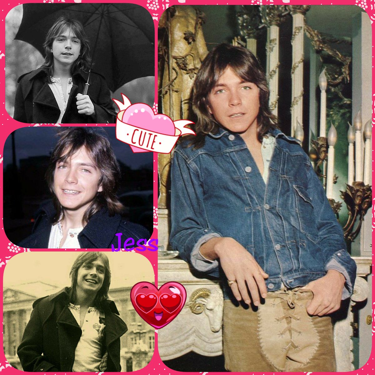 jessbythebsb's tweet photo. #TodaysDavidPicOfTheDaypart2 
David in the UK.. ❤❤😍 #DavidCassidy #awelookatthatcuteface #loveyou #sexyinphotos #CollageofDavid https://t.co/KlCBXy2PLe