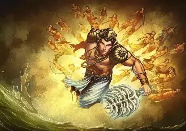 hinder the smooth functioning of world and it was his daily work, Then Indrā understood that "Vishwārupi works for the benefit of asurā's , being the purohit of Devās he give fruits to the asuras. Indra k!lled Vishwaroop in anger, and by these Indra got a sin of Brahmāhatya .,