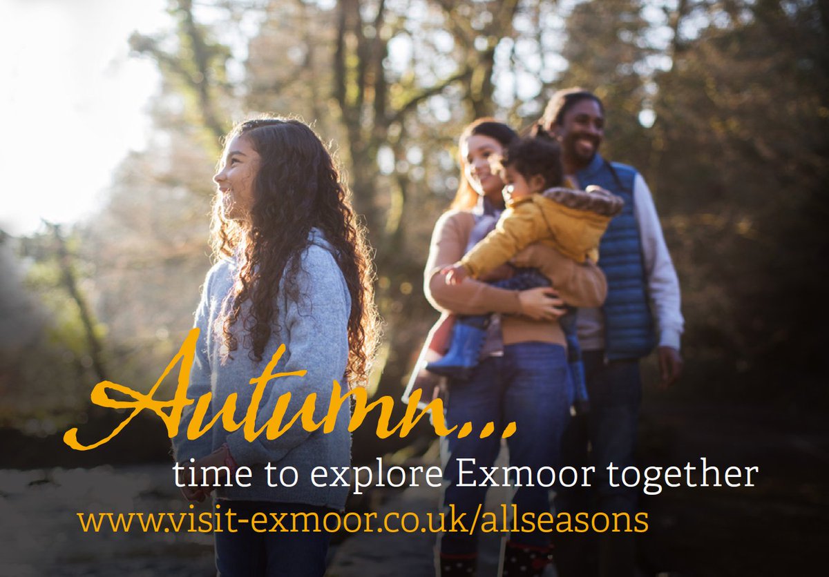 Check our our new Autumn on Exmoor video 🍂  Get active,  enjoy the amazing autumnal colours and taste all the flavours of the season! Thinking about taking a break this #autumn #winter? Come to Exmoor for your next adventure! #ExmoorAllSeasons

youtu.be/Hzmgzd038vQ