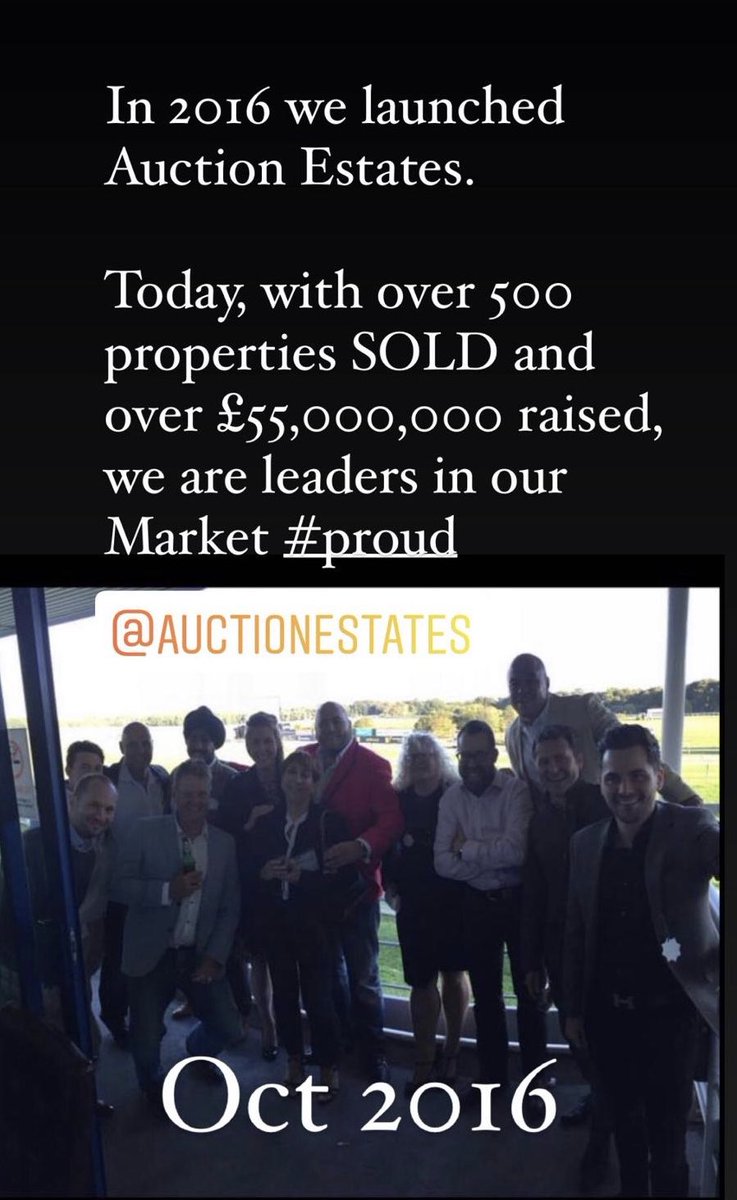 auctionestates1's tweet photo. Reflecting on the past 4 years of Auction Estates we look back on our first client event back in October 2016. #auction #hardwork #teamwork #property #sell #clientevent #success https://t.co/4I7sFVLPdM
