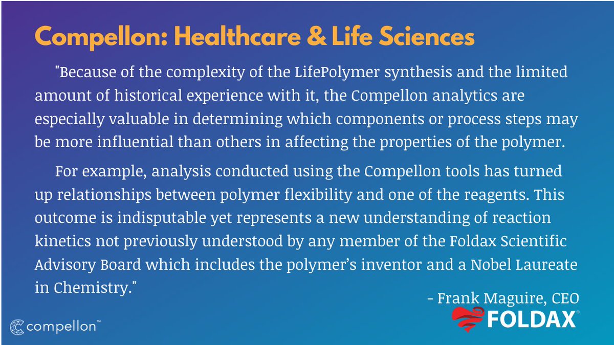 compellon's tweet photo. Read the full story: https://t.co/547fsKeh3Q

#Analytics #TestimonialTuesday #MedTech https://t.co/QkV3jG2clB