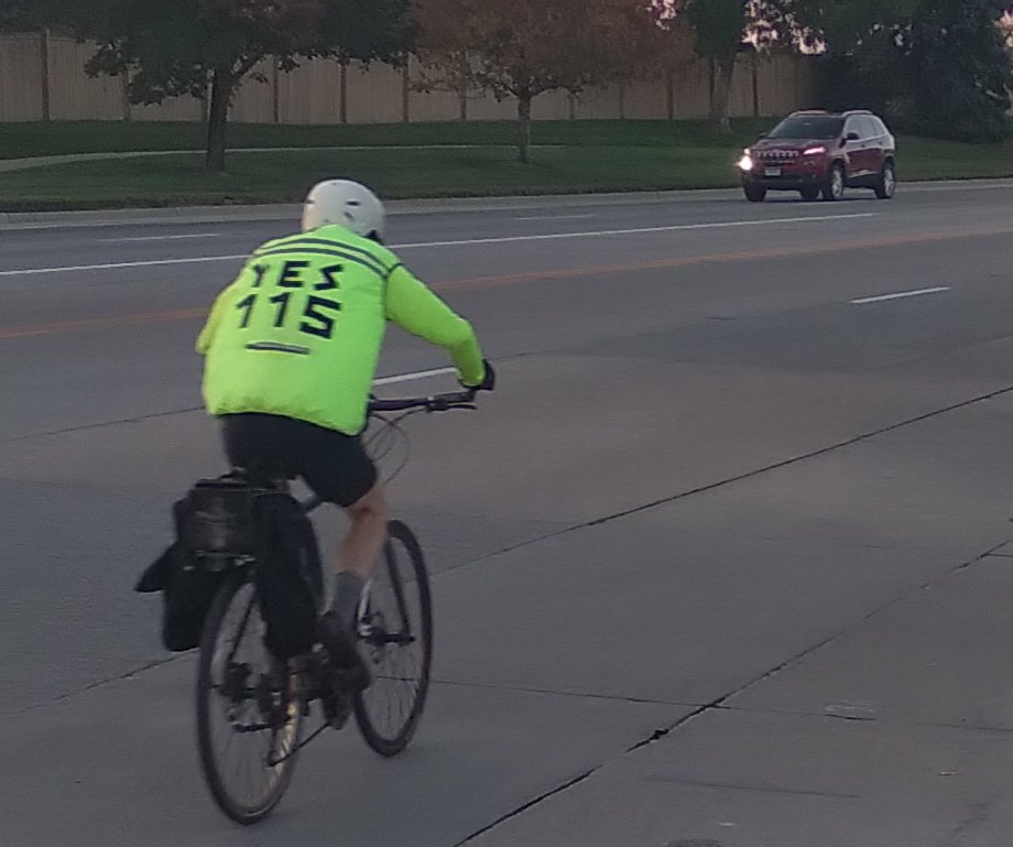 RespectLifeDen's tweet photo. #YesOn115 on two wheels in Highlands Ranch, #Colorado. Your #vote can help end late-term #abortion and #helpmomsavebaby #YesProp115 https://t.co/04ULpxlE6L