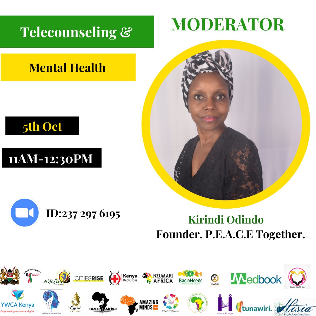 GikonyoMaureen's tweet photo. Our panelists and moderator really did an awesome job yesterday. May blessings follow you always. Keep doing the good work for our society!
@HisiaPsychology @Kabiru_Nancy @HolisticMissQ @G4G_Africa @KenyaRedCross @PeaceTogether2 https://t.co/3qT4AkkxQg