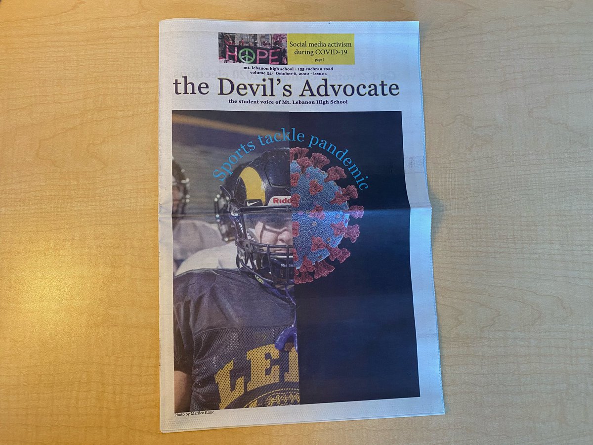 The_LeboDA's tweet photo. First DA of the school year is out today! Grab one whenever you go into school this week! https://t.co/crTeMTg5N6
