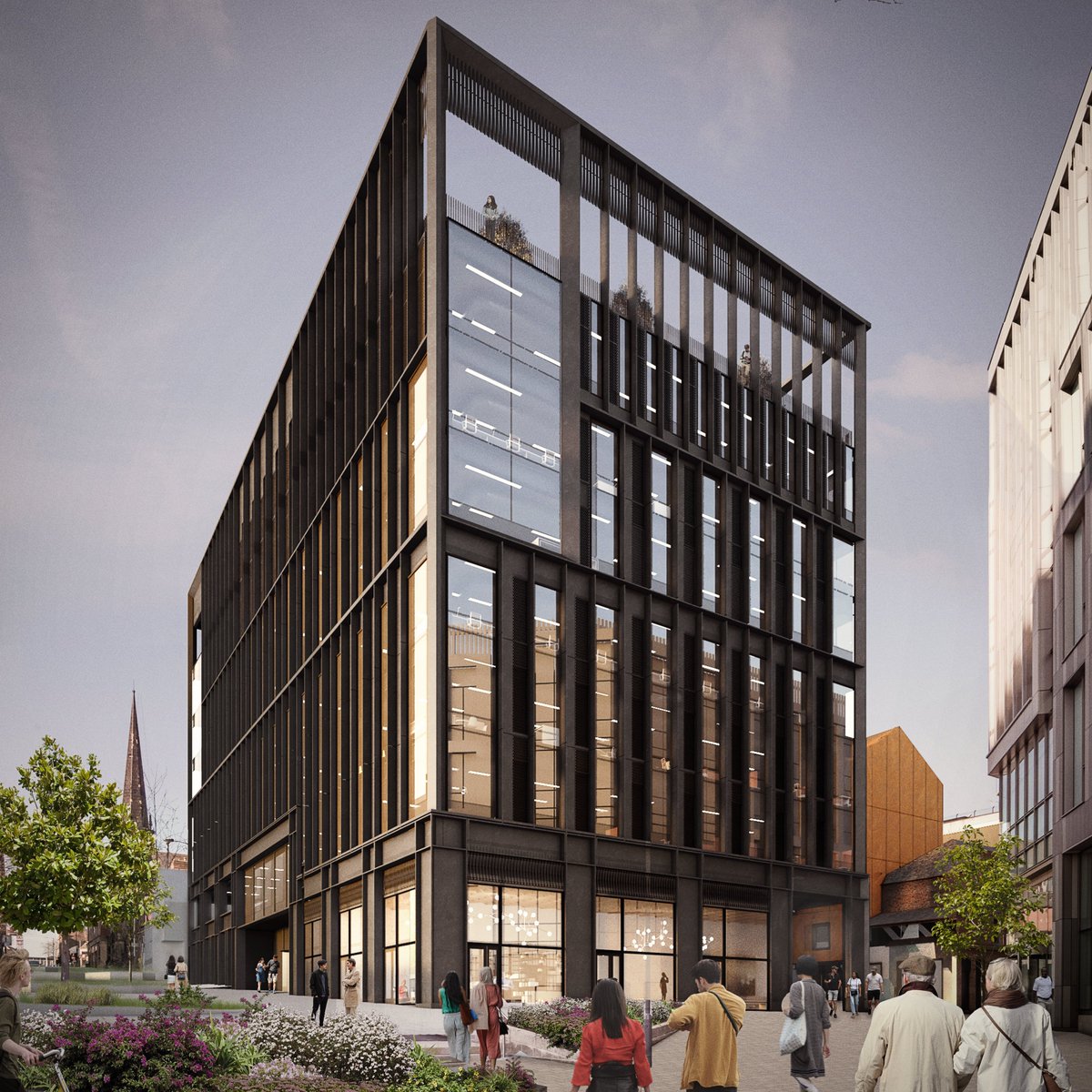 Our plans for low carbon office building Block H2 have been given the go ahead! 🎉 Looking forward to sharing more news about construction timescales in the next few weeks. @SheffCouncil @QberryRE @MontaguEvansLLP @FCBStudios #AtTheHeartOfItAll #SheffieldisSuper