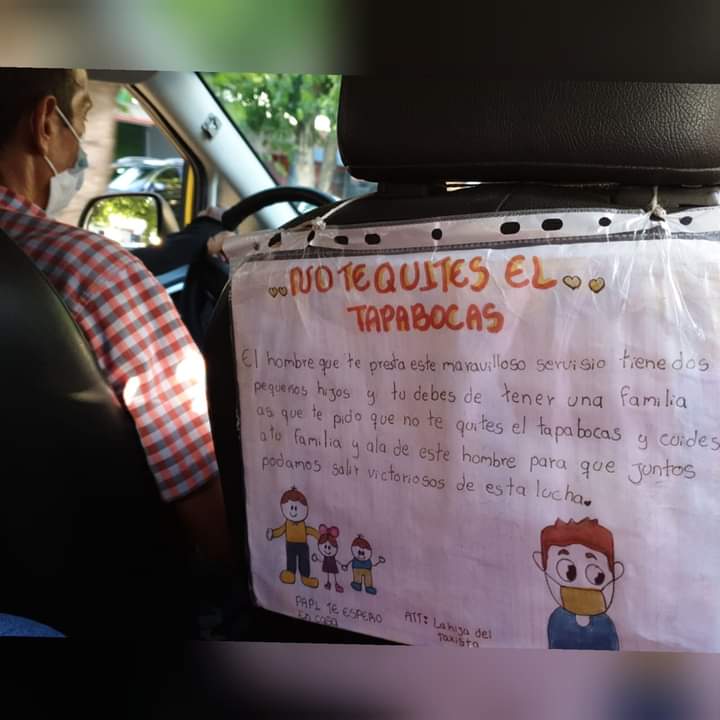 La hija del taxista nos deja este mensaje 🙏
