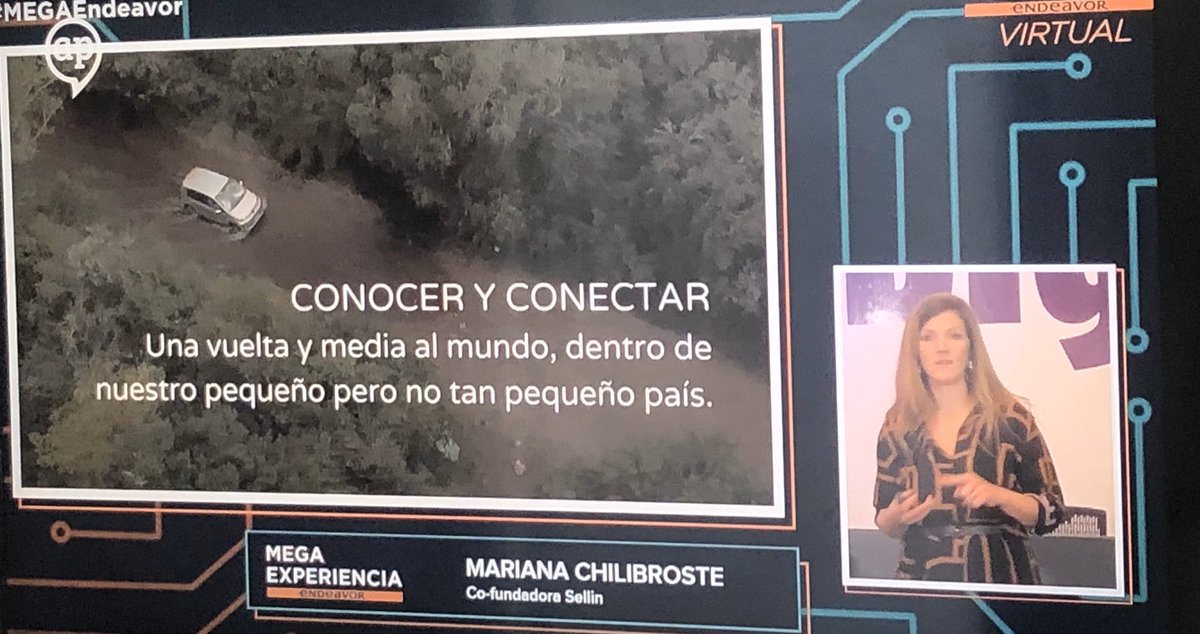 La experiencia de la comunidad <a href="/SellinUruguay/">Sellin</a> Felicitaciones <a href="/m_chilibroste/">Mariana Chilibroste</a> hermosa e inspiradora charla. Somos uno con los demás. <a href="/Endeavor_Uy/">Endeavor Uruguay</a> #MEGAEndeavor