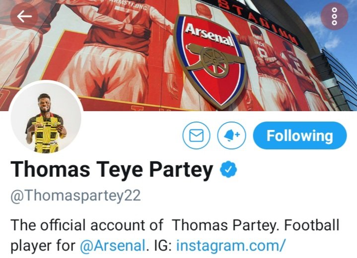 Partey after Partey, Oh yea. Partey after Partey after Partey 😍😍😍😍
Welcome to <a href="/Arsenal/">Arsenal</a> our newest addition <a href="/Thomaspartey22/">Thomas Teye Partey</a> 
#AFO #ARSENAL #AFC #COYG #VCC