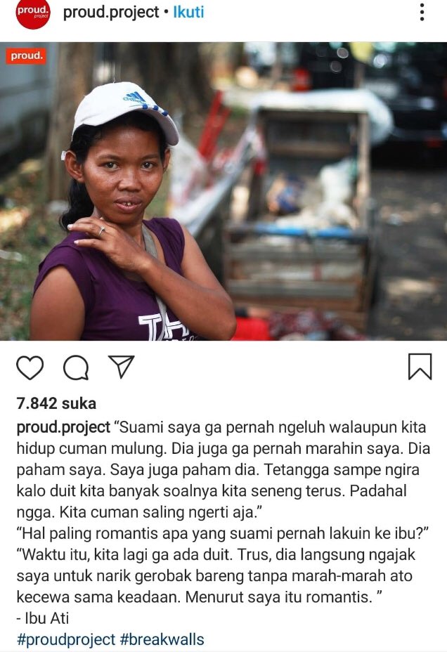 “ dia juga gapernah marahin saya”