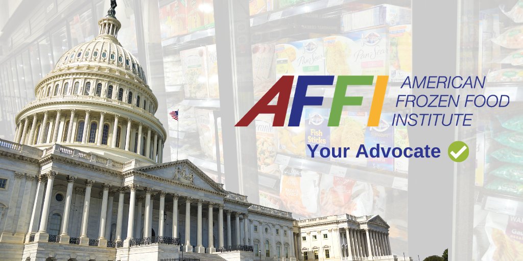AFFI's tweet photo. AFFI ensures the #frozen food &amp; bev. industry is represented on Capitol Hill.  During the pandemic, we advocated for priority access to #PPE &amp; testing that was preventing companies from operating at capacity. Learn how AFFI can be your advocate: https://t.co/jtTXmWpRoc https://t.co/hBftjWxmIJ