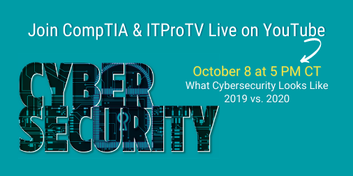 DonPezet's tweet photo. I'll be live on the @CompTIA YouTube channel this Thursday at 6 pm ET/5 pm CT. We'll be discussing the new remote workforce to security trends and the expanding attack surface. You can watch here: https://t.co/StaEWsb0UM https://t.co/6kLFFR1sGf