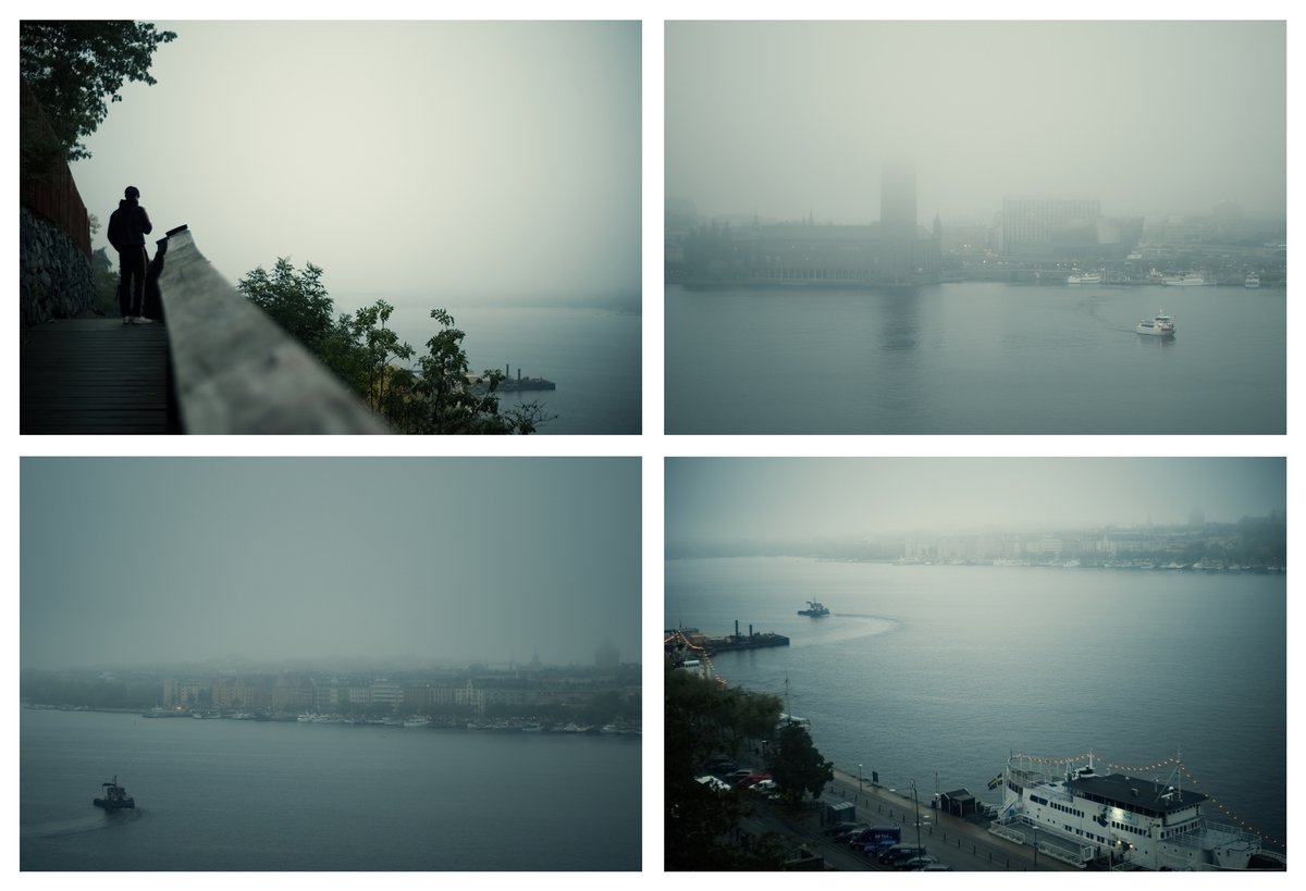 Stockholm at 5/6/7/8am this morning.