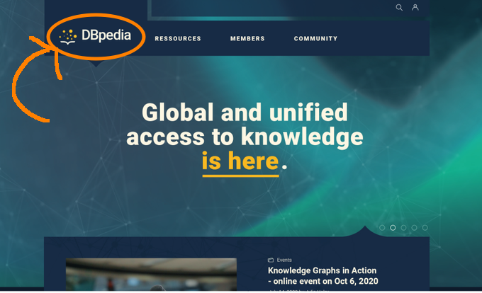 dbpedia's tweet photo. On #Wednesdays we give you insight into the design and vision of the new #DBpediaWebsite. We also will publish a new logo. Stay tuned! We will release more information next week. #DBpediaCommunity #DBpediaMember #CleanUp #NewDesign #DBpediaVision https://t.co/2HsE2ZnMP4