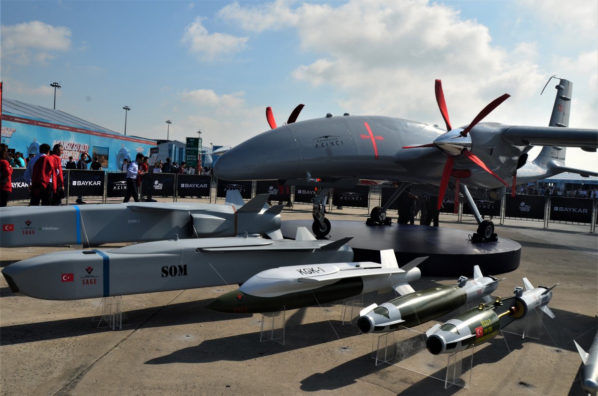 Bayraktar Akıncı armed unmanned aerial vehicle produced by Turkish Baykar company. Azerbaijan is expected to import this Turkish-made military drones military financial agreement between Baku and Ankara for the purchase worth nearly $30 million.