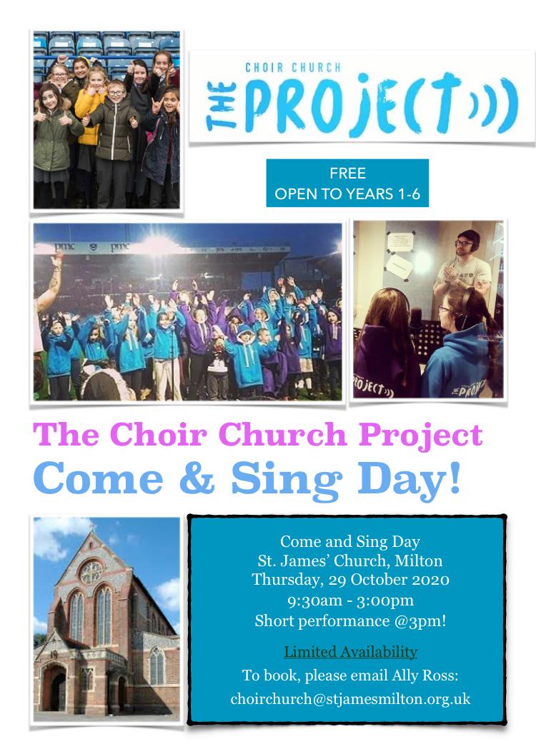 WE ARE BACK!! 🥳🥳🥳. We missed you too 😊. 

 #churchofengland #milton #tsatrust #sing #portsmouth #southsea #dioceseofportsmouth #choirchurch #halftermevents #primaryyears #stjames #fratton #comeandsing #meon #wimborne #miltonpark #covidcompliant