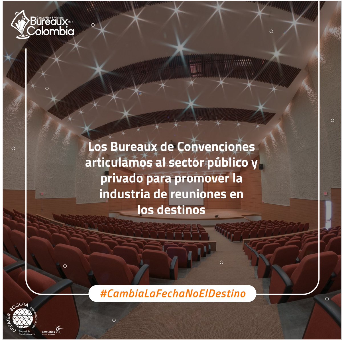 Bogota_Turismo's tweet photo. El trabajo en equipo es fundamental para la #IndustriaDeEventosYReuniones y los Bureaux son articuladores entre lo público y lo privado, las reuniones y los destinos.

¡Tu aliado perfecto está más cerca de lo que imaginas!🌟

#CambiaLaFechaNoElDestino
#ChangeDatesNotDestinations https://t.co/OUuqFnIwog