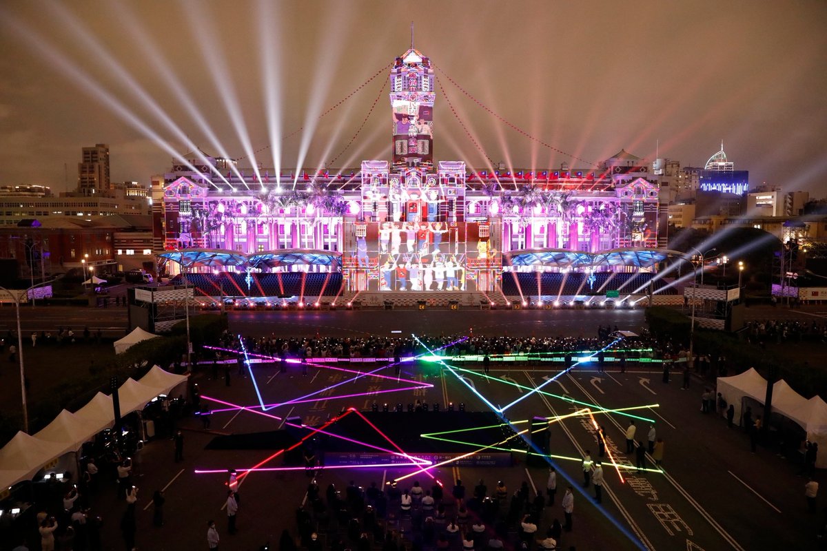ncat_tw's tweet photo. 2020 Presidential Office Building Projection #MappingShow, which is set to launch Oct. 6.

#Taiwan #presidentialOfficeBuilding https://t.co/vyFQwWDoqU