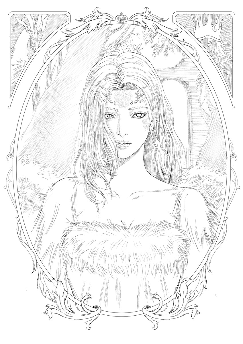 Crossbreed Priscilla, trapped in the painting of Ariamis. #DarkSouls #soulstober #soulsborne 
