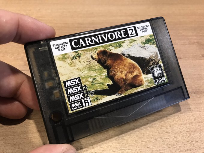 Carnivore2 Msx Cartridge
