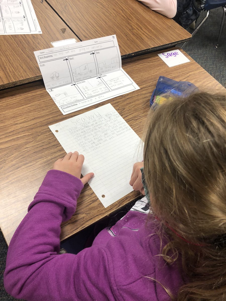 Wonderful little writers finishing up their personal narrative unit! So proud of their progress! 💜 <a href="/PowellCISD/">Powell Elementary, Conroe ISD</a>