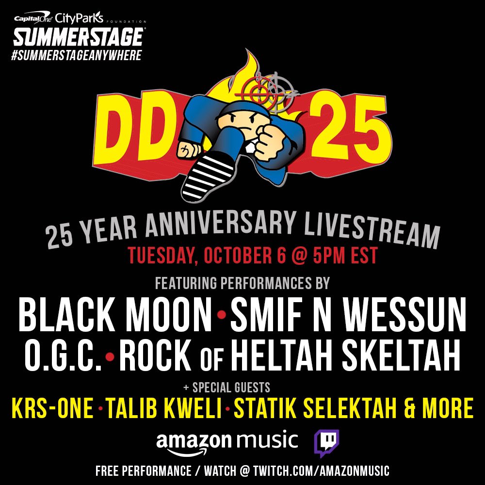 DuckDownMusic's tweet image. 🎥 LIVE @ 5PM EST 

Celebrating 25 years of independence. Watch @ the link -&amp;gt; twitch.tv/amazonmusic