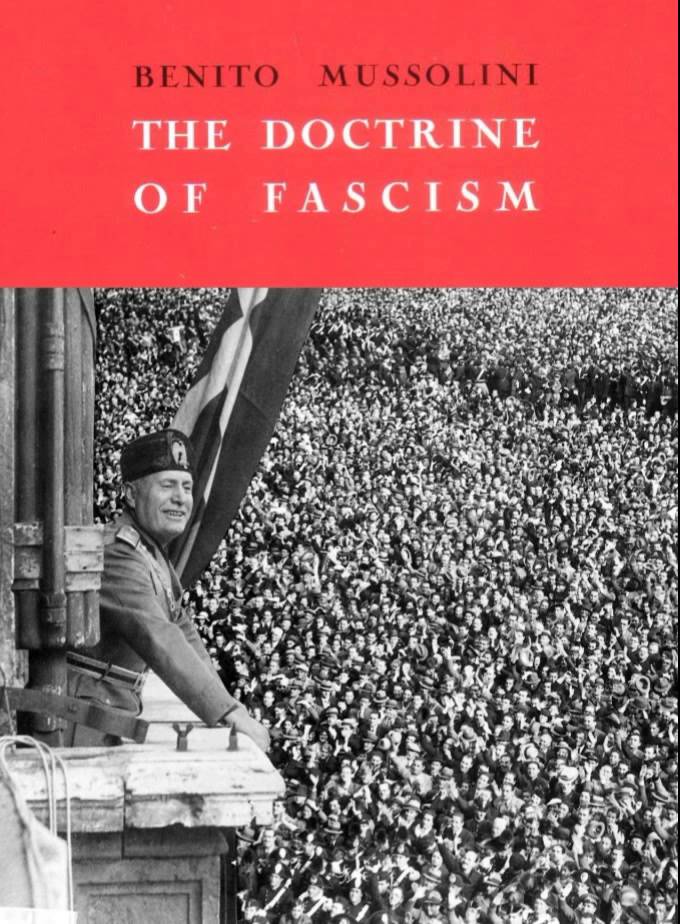 Fascism was founded on the idea that "men of history" are strong enough to impose their will on reality. That if they "dominate" reality and society they can actively twist the world into their vision and force others to accept it or else die.16/
